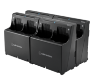 TWO-BAY HANDHELD AND BODY-PACK CHARGING STATION WITH POWER